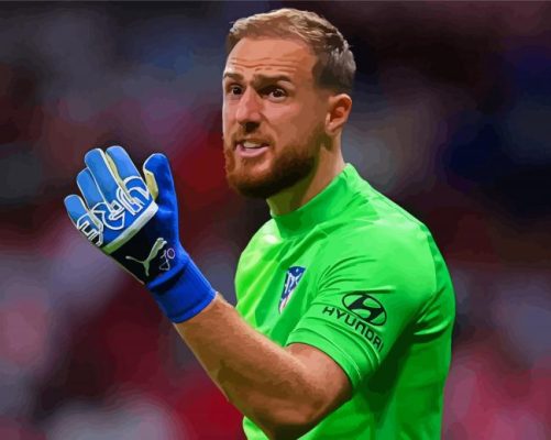 Goalkeeper Jan Oblak Paint By Numbers
