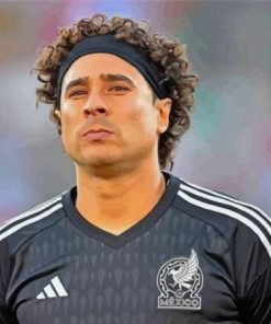 Guillermo Ochoa Football Player Paint By Numbers