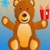 Happy Bear Paint By Numbers