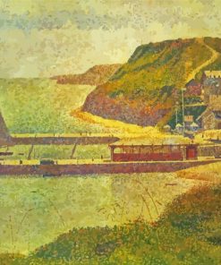 Harbour At Port En Bessin At High Tide By Georges Seurat Paint By Numbers