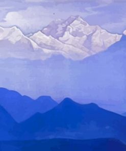 Himalayas By Nicholas Roerich Paint By Numbers