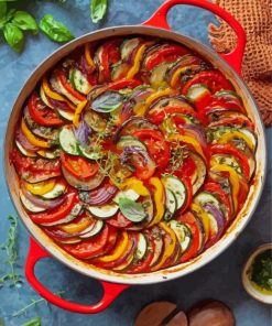 Homemade Classic French Ratatouille Paint By Numbers