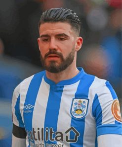 Huddersfield Town Pipa Player Paint By Numbers