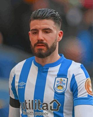 Huddersfield Town Pipa Player Paint By Numbers