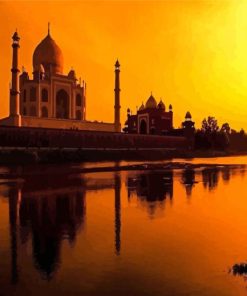 India Sunset Paint By Numbers