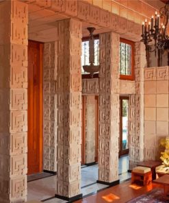 Inside The Ennis House Paint By Numbers