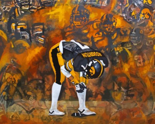 Iowa Hawkeyes Art Paint By Numbers