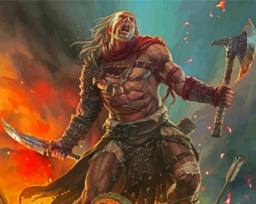 Irish Warrior Paint By Numbers