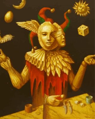 Jester The Juggler Paint By Numbers
