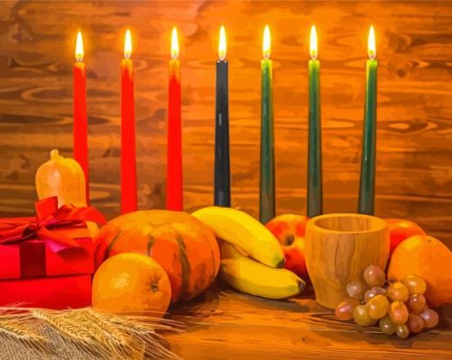 Kwanzaa Holiday Paint By Numbers