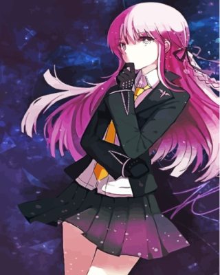 Kyoko Kirigiri Danganronpa Character Paint By Numbers