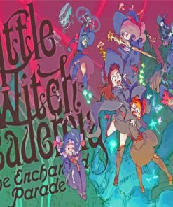 Little Witch Academia Poster Paint By Numbers