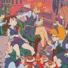 Little Witch Academia Japanese Series Characters Paint By Numbers