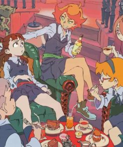 Little Witch Academia Japanese Series Characters Paint By Numbers