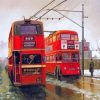 London Trolleybus Paint By Numbers