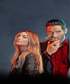 Lucifer Morningstar And Chloe Characters Paint By Numbers