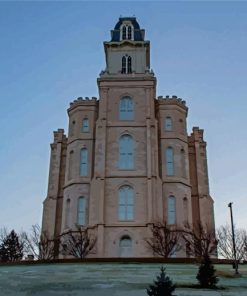 Manti Temple In Utah Paint By Numbers