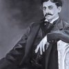 Marcel Proust Black And White Paint By Numbers