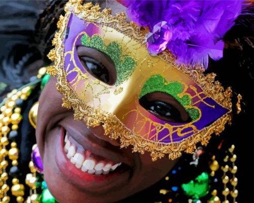 Mardis Gras Paint By Numbers