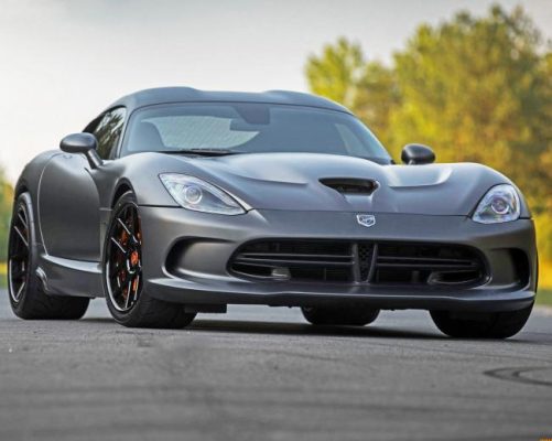 Matt Grey Dodge Viper Paint By Numbers