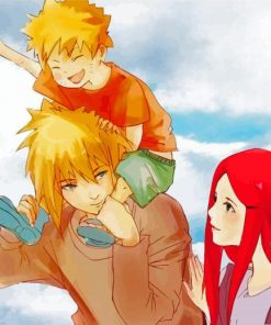 Minato X Kushina And Naruto Paint By Numbers