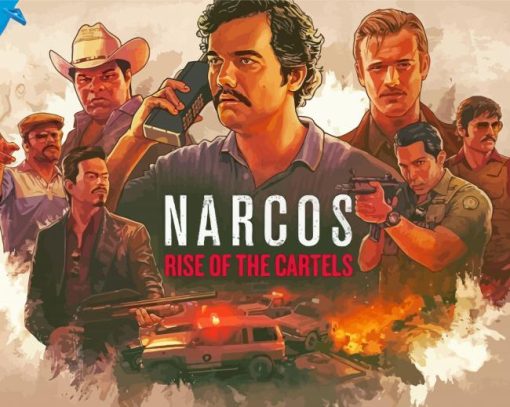 Narcos Poster Paint By Numbers