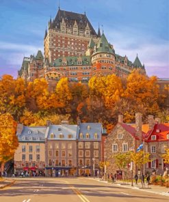 Old Quebec Canada Paint By Numbers