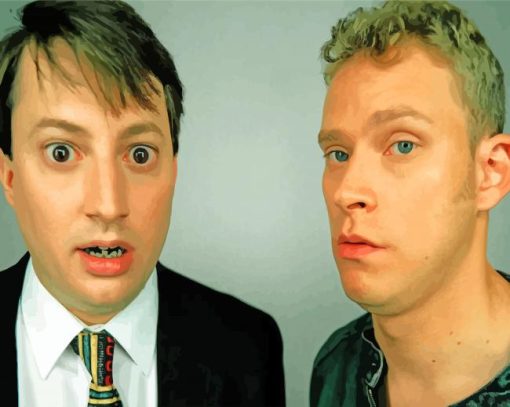 Peep Show Comedian Characters Paint By Numbers