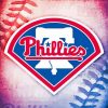 Phillies Baseball Logo Paint By Numbers