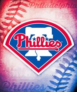 Phillies Baseball Logo Paint By Numbers