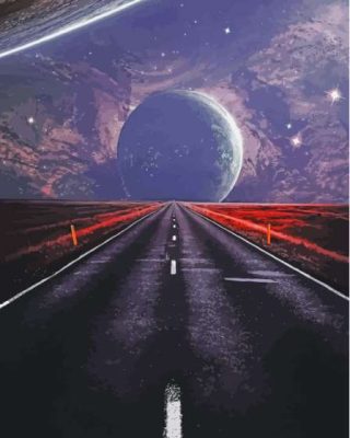 Planet Road Paint By Numbers