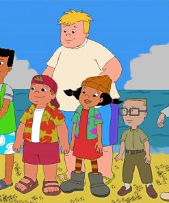 Recess Characters Paint By Numbers