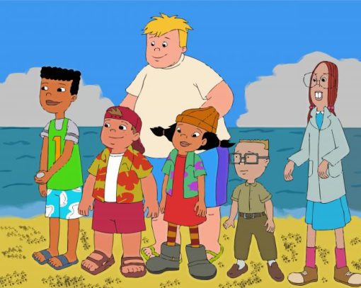 Recess Characters Paint By Numbers