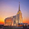 Rexburg Idaho Temple Paint By Numbers