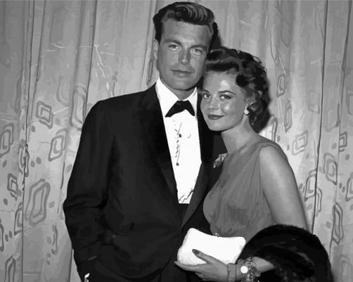 Robert Wagner And Natalie Wood Paint By Numbers