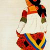 Russian Peasant Woman By Leon Bakst Paint By Numbers