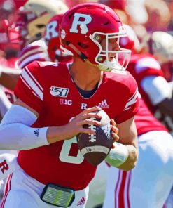 Rutgers Scarlet Knights Football Team Paint By Numbers