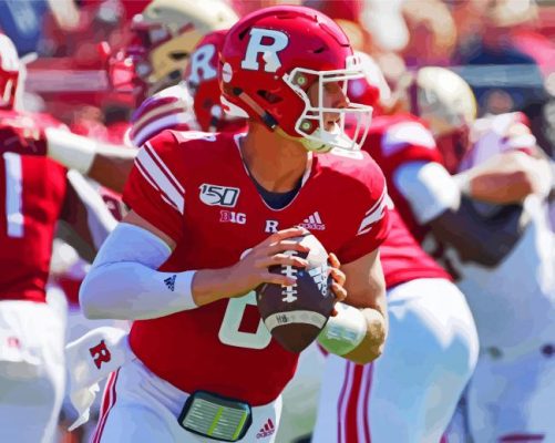 Rutgers Scarlet Knights Football Team Paint By Numbers