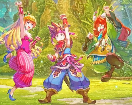 Secret Of Mana Game Paint By Numbers