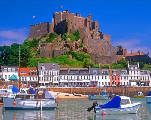 St Helier Harbor Paint By Numbers