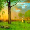 Sunset Off Ten Pound Island George Inness Paint By Numbers