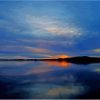 Sunset Over Sebago Lake Maine Paint By Numbers