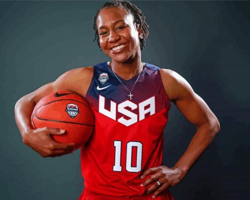 Tamika Catchings Paint By Numbers