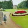 The Park Of The Caillebotte Property At Yerres By Gustave Caillebotte Paint By Numbers