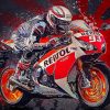 The Repsol Honda Racing Paint By Numbers