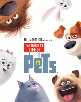 The Secret Life Of Pets Movie Poster Paint By Numbers