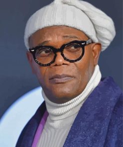 The Stylish Actor Samuel L Jackson Paint By Numbers