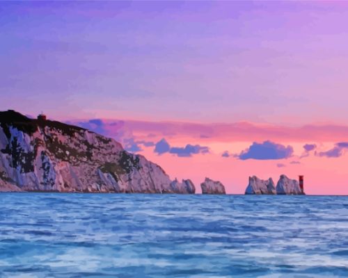 The Needles Sunset Paint By Numbers