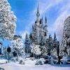 Tokyo Disney Winter Snow Paint By Numbers