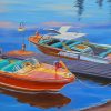 Two Vintage Boats Paint By Numbers